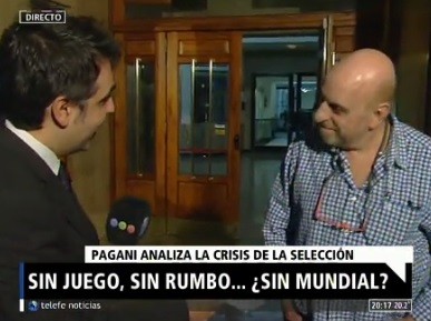 Horacio Pagani analiza la crisis de la Selección