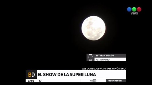El show de la "Superluna"
