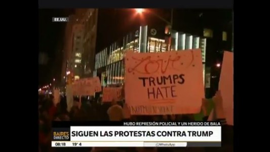 EE.UU.: tercer jornada de protestas tras la elección de Trump
