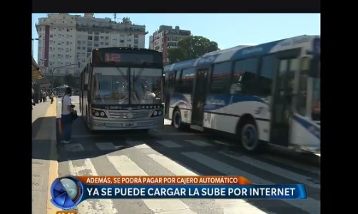 Ya se puede cargar la SUBE por internet