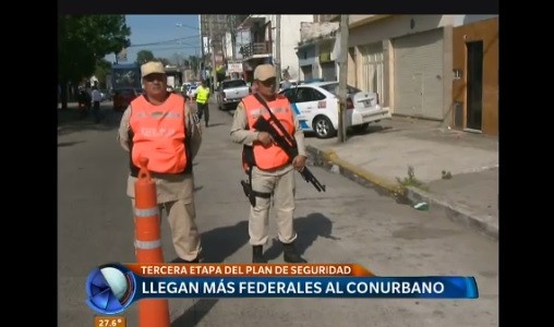 Suman más efectivos federales en el conurbano bonaerense