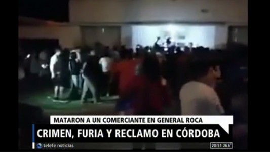 Córdoba: pueblada por el homicidio de un comerciante