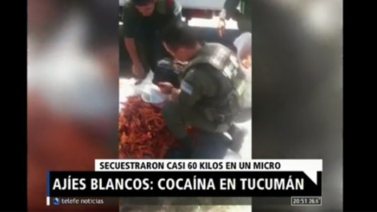 Ajíes blancos: cocaína en Tucumán