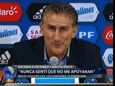 Bauza: "Nunca sentí que los jugadores no me apoyaran"