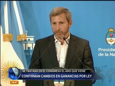 El gobierno anunció que enviará al Congreso la modificación del impuesto a las Ganancias