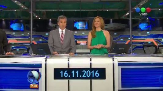 Telefe Noticias a las 13 Bloque 1 16/11/2016