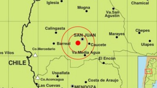 Fuerte sismo en la provincia de San Juan