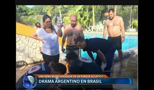 El parque acuático en Brasil asegura que brindó asistencia a la nena argentina que se ahogó