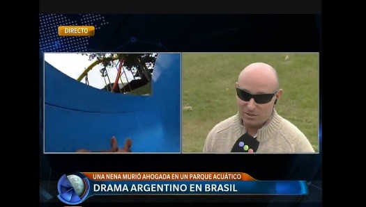 Papá de la nena ahogada en Brasil: "Entre tres tiramos de mi hija, que salió con el filtro enroscado en el pelo"