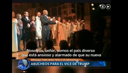 El vice de Donald Trump fue abucheado durante una obra de teatro en Broadway
