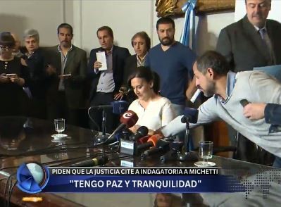 Gabriela Michetti: "Tengo paz y tranquilidad"