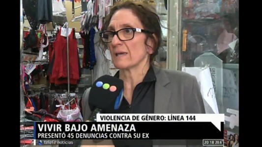 Vivir bajo amenaza: presentó 45 denuncias contra su ex