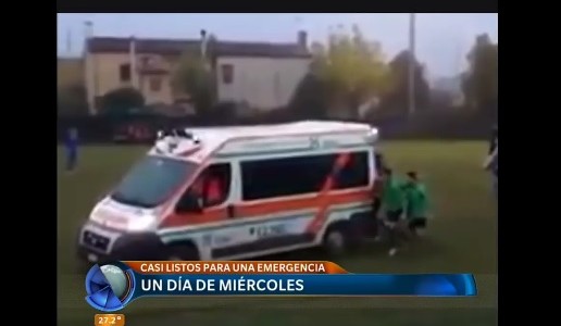 Un día de miércoles: asistencia a la ambulancia