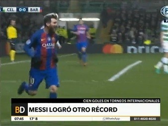Otro récord para Messi