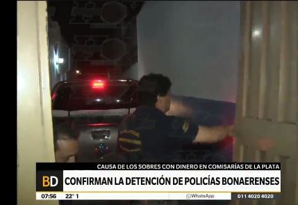 Confirman la detención de policías bonaerenses acusados de cobrar coimas