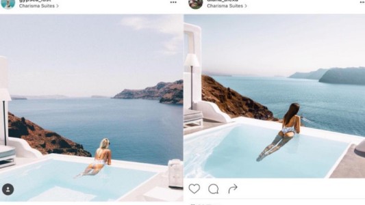 La extraña obsesión de una mujer por copiar las fotos de Instagram de una joven pareja de viajeros