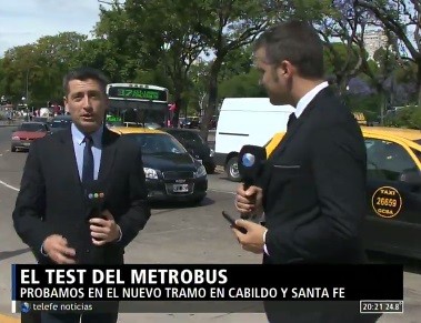 El test del nuevo Metrobus