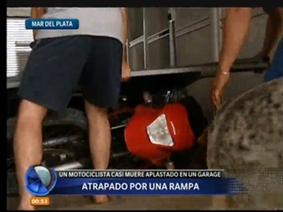 Atrapado en una rampa