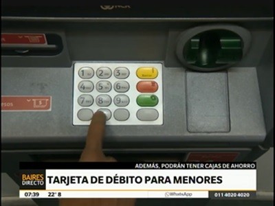 Tarjetas de débito para menores de edad