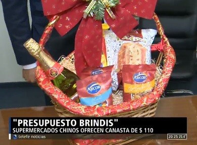 Presupuesto brindis para las fiestas