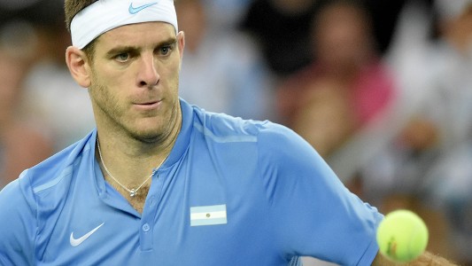 Del Potro perdió el segundo set y se complica el panorama para Argentina