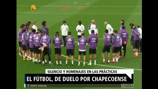 Minuto de silencio en el fútbol español