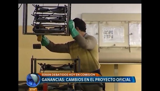 Ganancias: cambios en el proyecto oficial