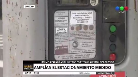 Con un nuevo sistema, amplían las cuadras con estacionamiento pago