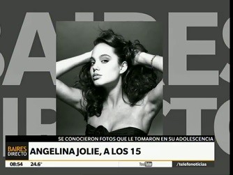 Angelina Jolie a  los 15 años