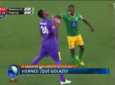El día del arquero... viernes, ¡qué golazo!