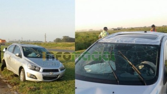 Un hijo de Ricardo Lorenzetti volcó con su auto en Santa Fe