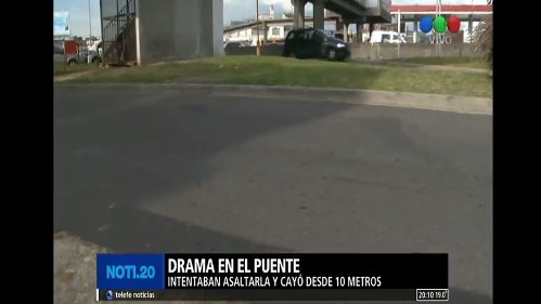 Dos detenidos por tirar a una joven de un puente para robarle