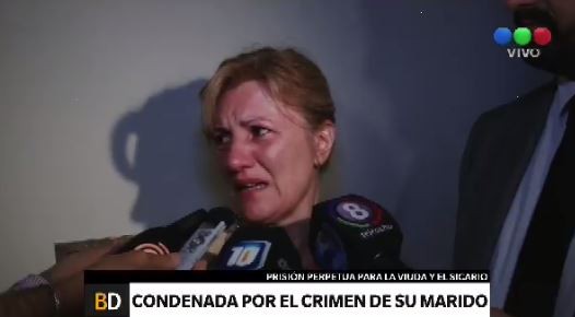 Condenan a prisión perpetua a una mujer que encargó el asesinato de su esposo