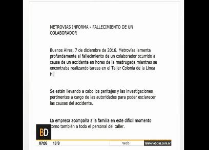 Paro de subtes: el comunicado de Metrovías