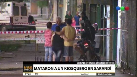 Mataron a un kiosquero en Sarandí