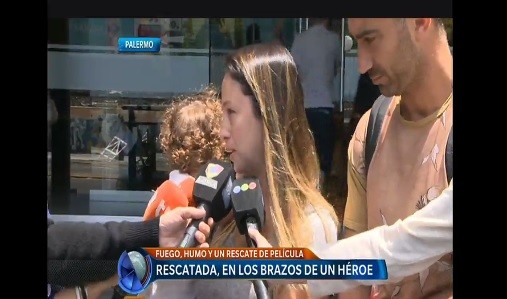 Mamá de la beba rescatada: "Traté de mantenerme tranquila cuando estaba con ella"