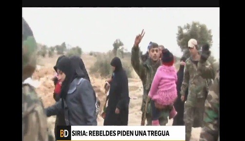 Siria: rebeldes piden una tregua