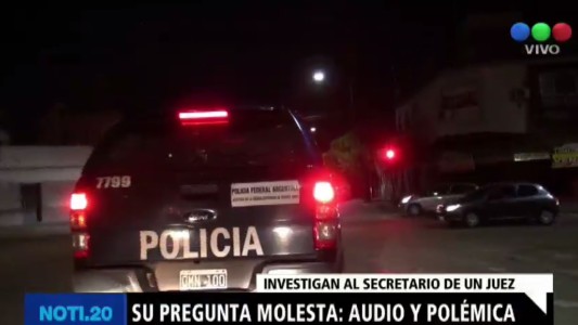 Escándalo por un audio entre un policía y un funcionario judicial que lo insulta por llamarlo de madrugada