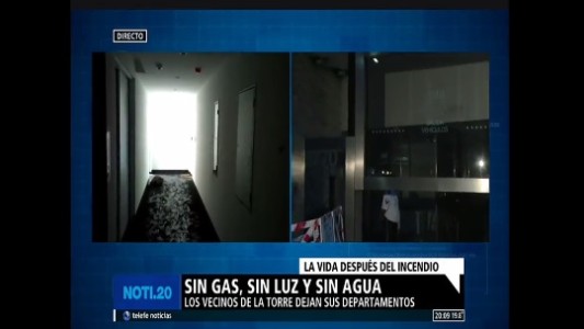 Con pánico y dudas, regresaron los vecinos del edificio incendiado en Palermo