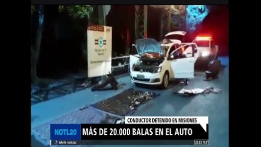 Misiones: Gendarmería decomisó más de 20 mil balas escondidas en un auto