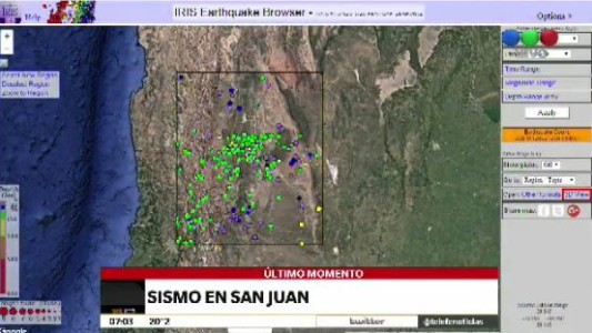 Varios sismos sacudieron la provincia de San Juan