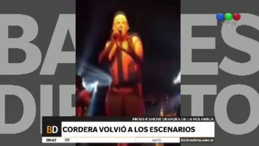 Gustavo Cordera vuelve a cantar