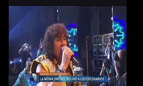 La Mona Jiménez volvió a los escenarios