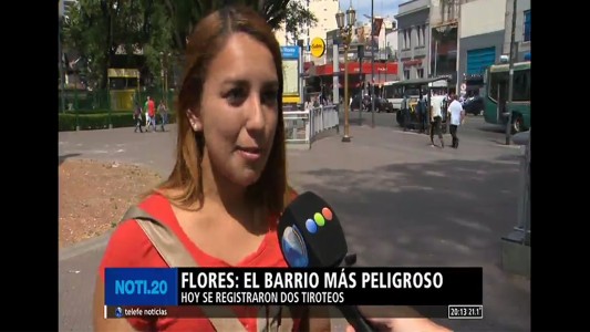 Flores: el barrio más peligroso