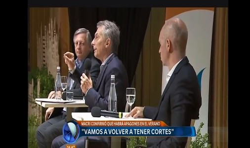 Tras anuncio de suba de 36% en la luz, Macri afirmó que en verano habrá cortes