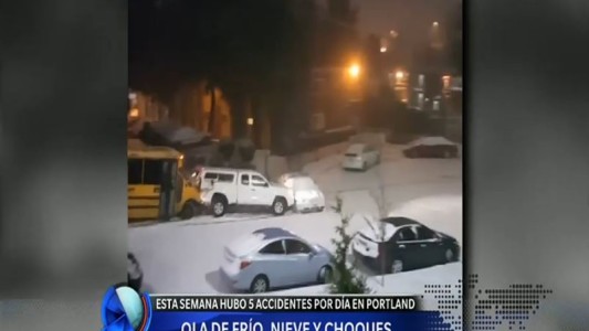 Ola de frío, nieve y choques en Estados Unidos