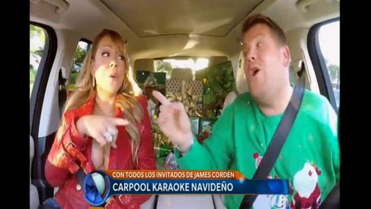 Carpool karaoke navideño
