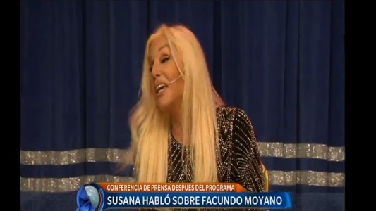 Susana habló sobre Facundo Moyano: "Es una cosa ridícula, soy mucho mayor"