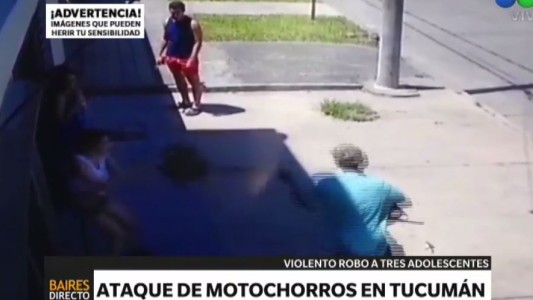 Ataque de motochorros en Tucumán