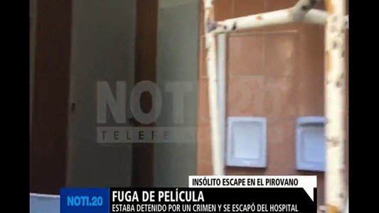 Intensa búsqueda del preso que pidió ir al baño y se fugó